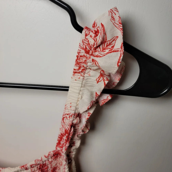 Lost + Wander Paradise Song Maxi Dress | Artisan Red Dress | Boho Cottagecore Sm - Picture 5 of 9